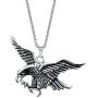 VNOX Stainless Steel Vintage Eagle Pendant Necklace