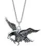 VNOX Stainless Steel Vintage Eagle Pendant Necklace