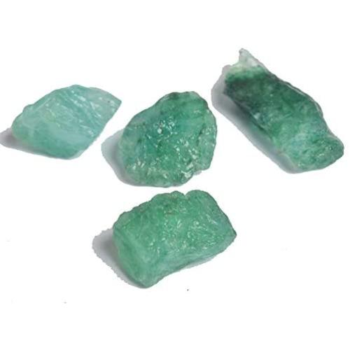 gemhub 35.00 Ct Natural Green Emerald - Lot of 4 Pcs