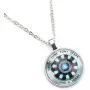 Iron Man Necklace - Proof That Tony Stark Has A Heart Circle Pendant Necklace for Men and Women, Creative Gift for Iron Man Fans Iron Man Necklace - Proof That Tony Stark Has A Heart Circle Pendant Necklace for Men and Women, Creative Gift for Iron Man Fans