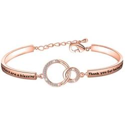 POTIY Godmother Bracelet Baptism Gift Christian Jewelry Religious Gift Godmother are a Blessing Thank You Being Mine Godmother Gift for Godmother