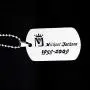 Stainless Steel Michael Jackson Classic Dance King Engraved Design Pendant Pendant Necklace for Michael Jacksons Fans Gift Collection
