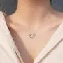 xinjue Forever Love Gold Double Heart Pendant Layered Necklace for Women Jewelry Gifts 16 inches… xinjue Forever Love Gold Double Heart Pendant Layered Necklace for Women Jewelry Gifts 16 inches…