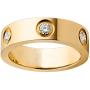 Gold Ring Women Teen Girls Rings 18K Gold Plated Titanium Steel with Cubic Zirconia Stones Ring Gift for Valentines Day Birthday