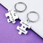 Puzzle Sister Keychain Not Sister By Blood But Sister By Heart Gift for Sisters Friends Sister Jewelry Sister Gifts from Sister BFF Gifts for 2 (sister by blood KR)