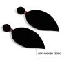 Vintage Leaf Drop Dangle Earrings, Boho Handmade Bead Statement Jewelry for Women Teen Girls