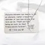 FUSTMW Engraved Wallet Inserts Card Long Distance Couples Gif Metal Wallet Insert Necklace Couple Matching Set Gif Deployment Gif for Him Her FUSTMW Engraved Wallet Inserts Card Long Distance Couples Gif Metal Wallet Insert Necklace Couple Matching Set Gif Deployment Gif for Him Her