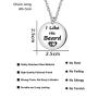 JQFEN 2 Pcs Lovers Long Chain Necklaces for Girlfriend Boyfriend Women Men Jewelry Gifts