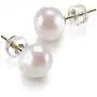 PAVOI 14K Gold AAA+ Handpicked White Freshwater Cultured Pearl Earrings Studs PAVOI 14K Gold AAA+ Handpicked White Freshwater Cultured Pearl Earrings Studs