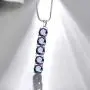 Aurora Tears 925 Sterling Silver Women Mystic Rainbow Topaz Jewelry Crystal Fire Topaz Necklace Earrings Sets Fashion Statement Jewellery