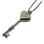 Cremation Jewelry for Ashes Key to My Heart Urn Necklaces Stainless Steel Pendant for Men and Women Dog Cat Funeral Day. Keepsake for Loved One