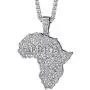 PROSTEEL Stainless Steel Africa Map Necklace for Men Women, 18K Gold/Rose Gold/Black Plated, Customize Available, 22''-24'' Adjustable, Come Gift Box PROSTEEL Stainless Steel Africa Map Necklace for Men Women, 18K Gold/Rose Gold/Black Plated, Customize Available, 22''-24'' Adjustable, Come Gift Box