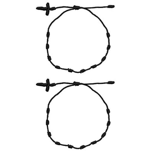 cmoonry 6 Pcs/Set Handmade 7 Knots Style Red String Bracelet Adjustable Kabbalah Red Rope Chain Braided Bracelet Amulet for Protection, Evil Eye and Good Luck