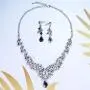 Mlouye Wedding Necklace Sets Earrings Teardrop Leaf Ribbon Vine Statement Jewelry Set Mlouye Wedding Necklace Sets Earrings Teardrop Leaf Ribbon Vine Statement Jewelry Set
