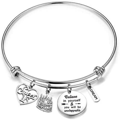 FUSTMW Birthday Bracelet 12th 13th 16th 18th Birthday Jewelry Gift Inspirational Bracelet Happy Birthday Gift for Daughter Best Friend