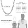PROSTEEL 316L Stainless Steel Figaro Chain Necklace for Men/Women, Black/18K Real Gold Plated, 4mm to 13mm, 14inch to 30inch, Come Gift Box