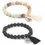 BALIBALI Handmade Mala Beads Bracelet Natural Stone Beaded Meditation Lotus Tibetan Bracelet Tassel Bracelet Japa Yoga Rosary Prayer Charm Lava Rock Oil Diffuser Bracelets BALIBALI Handmade Mala Beads Bracelet Natural Stone Beaded Meditation Lotus Tibetan Bracelet Tassel Bracelet Japa Yoga Rosary Prayer Charm Lava Rock Oil Diffuser Bracelets