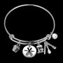 UJIMS Baker Gift Baking Bracelet Whisk Taker Bangle Gift for Culinary Student Bake Lover Jewelry Pastry Chef Graduation Gift for Her
