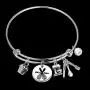 UJIMS Baker Gift Baking Bracelet Whisk Taker Bangle Gift for Culinary Student Bake Lover Jewelry Pastry Chef Graduation Gift for Her