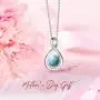 FANCIME Simulated Diamond Necklace Sterling Silver Birthstone Necklaces for Women Dainty Infinity Pendant Birthday Anniversary Mothers Day Jewelry Gifts for Her,Chain Length 16''+2'' Extend FANCIME Simulated Diamond Necklace Sterling Silver Birthstone Necklaces for Women Dainty Infinity Pendant Birthday Anniversary Mothers Day Jewelry Gifts for Her,Chain Length 16''+2'' Extend
