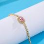 Sethain Fashion Rhinestone Choker Necklace Silver Crystal Chain Gem Necklaces Party Jewelry Accessories for Women and Girls