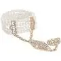 Coucoland 1920s Flapper Bracelet Ring Set Roaring 20s The Great Gatsby Austrian Crystals Imitation Pearl Bracelet Accessory Coucoland 1920s Flapper Bracelet Ring Set Roaring 20s The Great Gatsby Austrian Crystals Imitation Pearl Bracelet Accessory