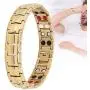 Magnetic Bracelet,Men Fashion Healthy Magnetic Therapy Bracelet,for Pain Relief,Arthritis and Carpal Tunnel Relief(Gold)