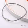 JYX JEWELRY Pearl Necklace Bracelet Set Special 11-11.5mm Pearl Silicone Necklace and Bracelet