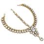 MUCH-MORE Gorgeous Style Stunning Gold Plated Kundan Stone Indian Matha Patti Head Partywear Jewelry for Women