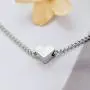 Kakaco Heart Layered Choker Necklaces Beaded Necklace Pendants Silver Chain Jewelry for Women and Girls