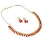 MUCH-MORE Indian Bollywood Zircon & Crystal Stone Fashion Traditional Necklace Set