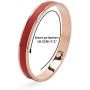 Jagucho Jewelry Stainless Steel Bangle Bracelets for Women and Men Buckle Cuff Bangle with Leather Couples Friendship Bracelets