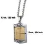 ZKDC Muslim Allah AYATUL KURSI 60 cm chain stainless steel necklace islam quran Jewelry ZKDC Muslim Allah AYATUL KURSI 60 cm chain stainless steel necklace islam quran Jewelry