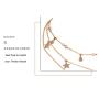 Edary Layered Necklaces Gold Choker with Evil Eye Rhinestone and Star Jewelry for Women and Girls