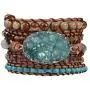 Fruitful Jewelry Bohemian Handmade Natural Stone Various Beaded Bracelets from Leather, Boho Wrap Bracelets for Women and Men Fruitful Jewelry Bohemian Handmade Natural Stone Various Beaded Bracelets from Leather, Boho Wrap Bracelets for Women and Men