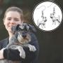 PammyJ Dog Jewelry - Girls and Womens Drop Earrings