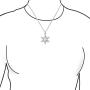 Christmas White Simulated Pearl Holiday Party Snowflake Pendant Necklace Earring Jewelry Set for Women Leverback Silver Plated