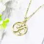 JO WISDOM Women OM Necklace,925 Sterling Silver Indian Yoga Aum Om Ohm Necklace JO WISDOM Women OM Necklace,925 Sterling Silver Indian Yoga Aum Om Ohm Necklace