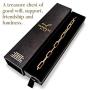 Gold Paperclip Chain Necklace for Women - 24K Gold Layering Paper Clip Necklace Jewelry | 18'' + 2'' Extender with Nano Stearin Protective Coating