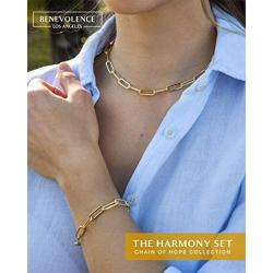 Paper Clip Necklace, Gold Choker Necklaces for Women, Paperclip Chain Necklace for Women, Gold Chain Necklace for Women, 14k Gold Dipped Chain Choker Necklace, Chunky Necklaces for Women