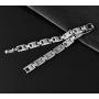Magnetic Bracelets for Women Magnetic Therapy Titanium Magnetic Bracelets Pain Relief Bracelets Magnetic Free Link+Removal Tool (Silver)