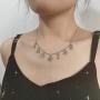 YSAHan Personalized Name Necklace Customize Dainty Letter Charm Nameplate Jewelry Gift for Women