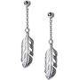 Elegant Feather Leaf Tassels Dangle Drop Earrings for Women Teen Girls S25 Sterling Silver Palm Leaf Earrings Ball Bead Studs Post Hypoallergenic Delicate Earrings Fashion Beach Summer Jewelry Gift