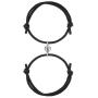 NC 2pcs Magnetic Couples Bracelets for Women Men Mutual Attraction Relationship Matching Friendship Rope Stainless Steel Bracelets for Teen Girls Sister Jewelry