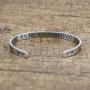 Joycuff Bracelets for Women Inspirational Christmas Birthay Gifts Funny Quote Engraved Friend Encouragement Jewelry Motivational Cuff Bangle