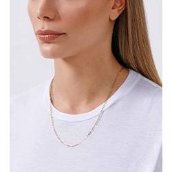 Jewelry Atelier Gold Chain Necklace Collection - 14K Solid Yellow Gold Filled Paper Clip Link Chain Necklaces for Women and Men with Different Sizes (2.0mm, 2.5mm)