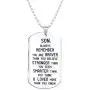 Elegant Chef Son Inspirational Jewelry Necklace Gift- Always Remember You are Braver Than You Believe Elegant Chef Son Inspirational Jewelry Necklace Gift- Always Remember You are Braver Than You Believe