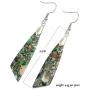 Variety Teardrop Geometric Natural Stone Drop Dangle Earrings for Women