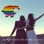 POTIY Rainbow Sheep LGBT Pin LGBT Lesbian Pride Jewelry Gay Pride Jewelry Gift for Men or Women