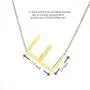 Fashionalife Birthday Gift for Girls Necklace for Women 26 Letters Initial Pendant Script Stainless Steel Jewelry